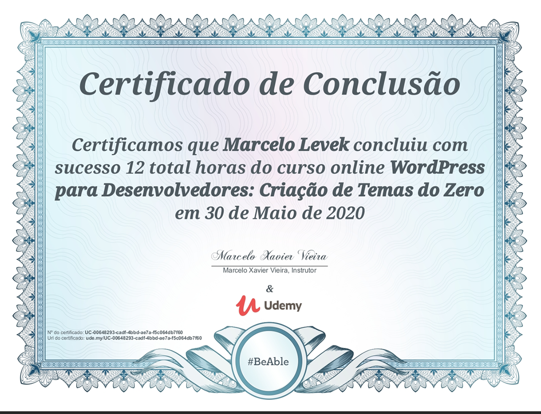 Certificado WordPress para desarrollo